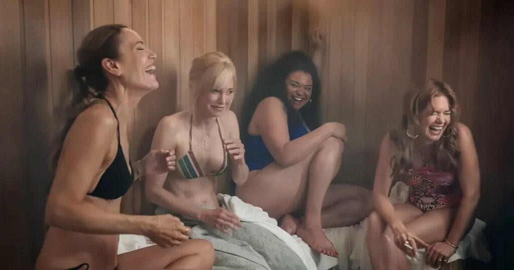Leslie Mann and Anna Faris Rock Bikinis With Spa Weekend Cast Leslie Mann and Anna Faris Rock Bikinis With Spa Weekend Cast
