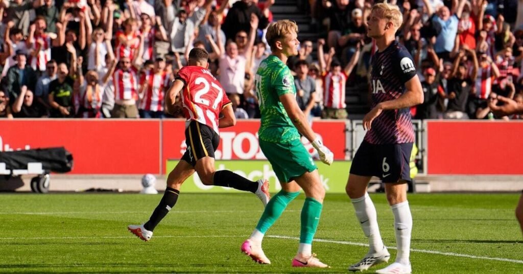 Lewis-Potter and Janelt on target as Brentford batter big-spending Tottenham Lewis-Potter and Janelt on target as Brentford batter big-spending Tottenham