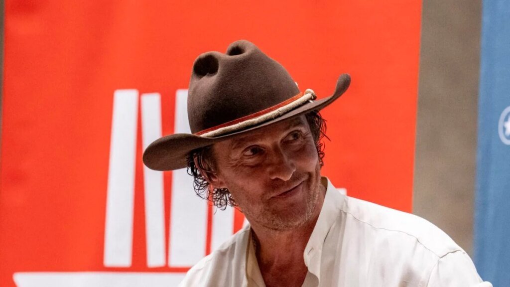 Matthew McConaughey Takes His Cheeky Tequila To The Rodeo Matthew McConaughey Takes His Cheeky Tequila To The Rodeo