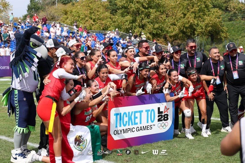 Mexico’s women’s flag football team is Olympics-bound Mexico's women's flag football team is Olympics-bound