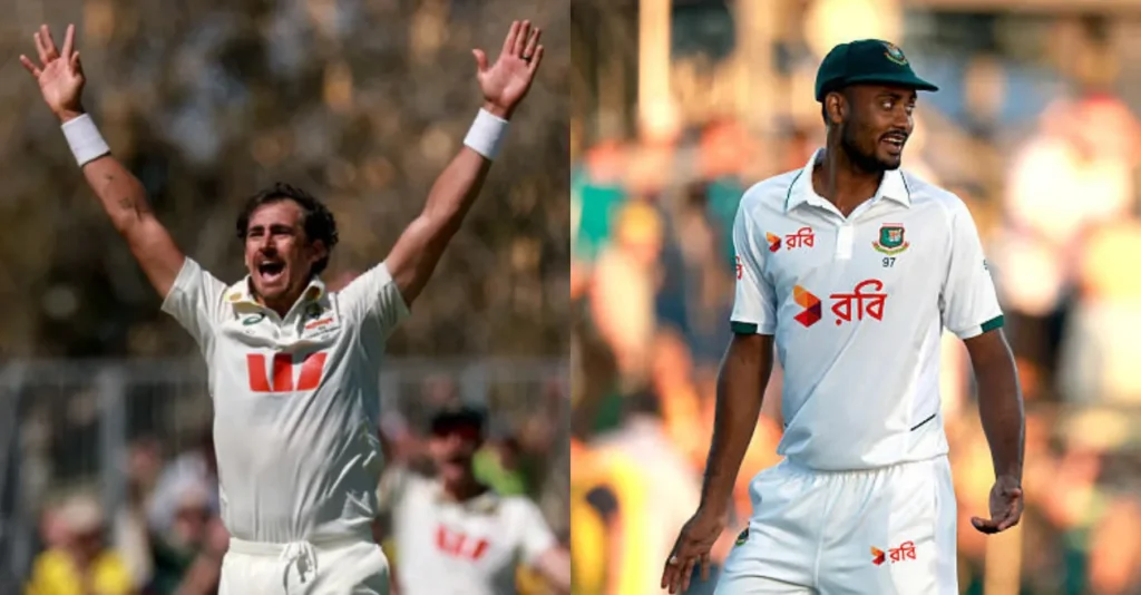 Mitchell Starc, Shoriful Islam six-fors headline Australia’s dominance on Day 1 of Mackay Test against Bangladesh Mitchell Starc, Shoriful Islam six-fors headline Australia’s dominance on Day 1 of Mackay Test against Bangladesh