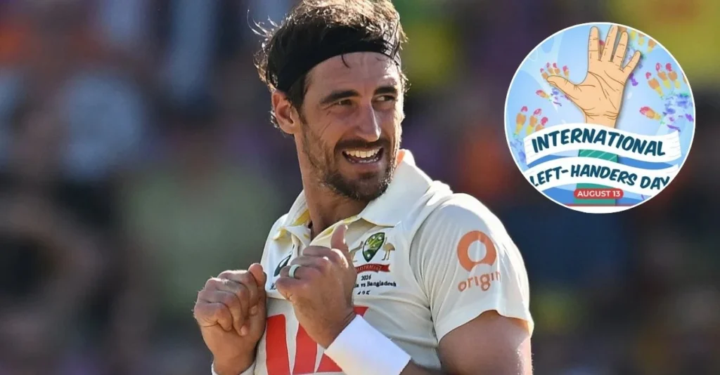 Mitchell Starc achieves special milestone on International Left-Handers Day Mitchell Starc achieves special milestone on International Left-Handers Day