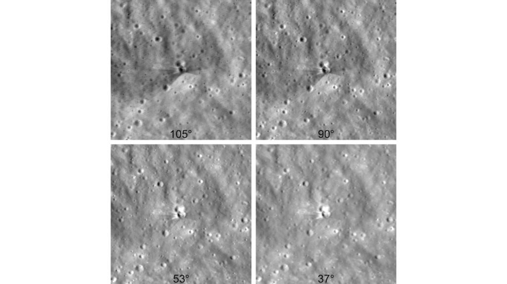 NASA Images Show Crater On The Moon Caused By SpaceX Falcon 9 Crash NASA Images Show Crater On The Moon Caused By SpaceX Falcon 9 Crash