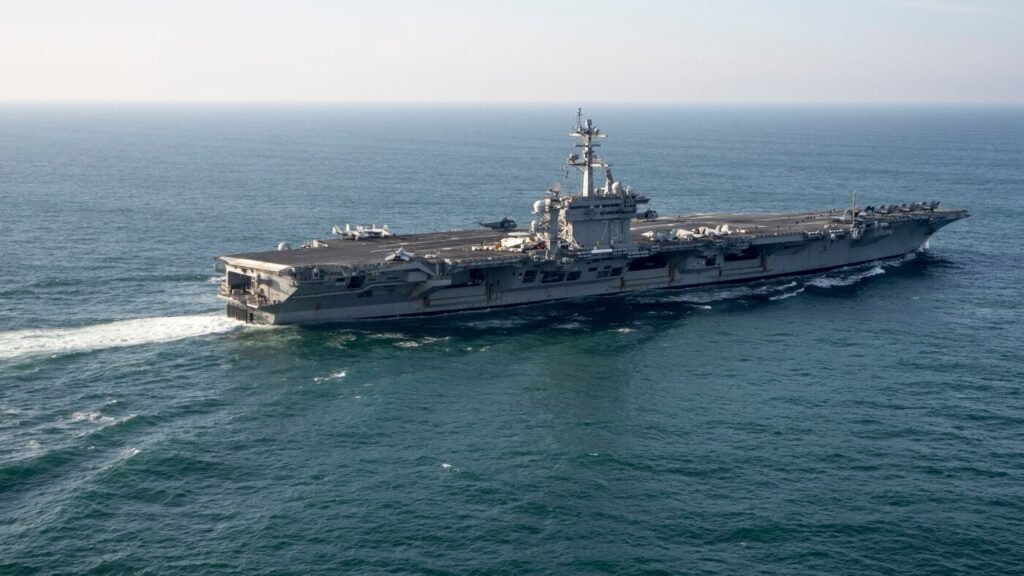 New aircraft carrier heads toward Mideast after reports of issues on long-deployed USS Lincoln : NPR New aircraft carrier heads toward Mideast after reports of issues on long-deployed USS Lincoln : NPR