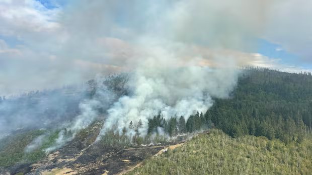 Okanagan Lake wildfire more than doubles in size, forcing more evacuations Okanagan Lake wildfire more than doubles in size, forcing more evacuations