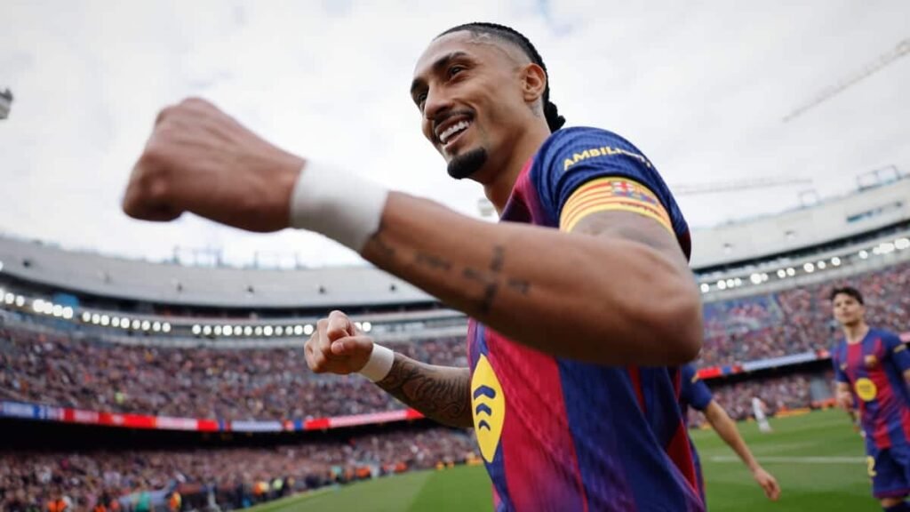 Raphinha strikes and Rodri makes debut in Barca win Raphinha strikes and Rodri makes debut in Barca win