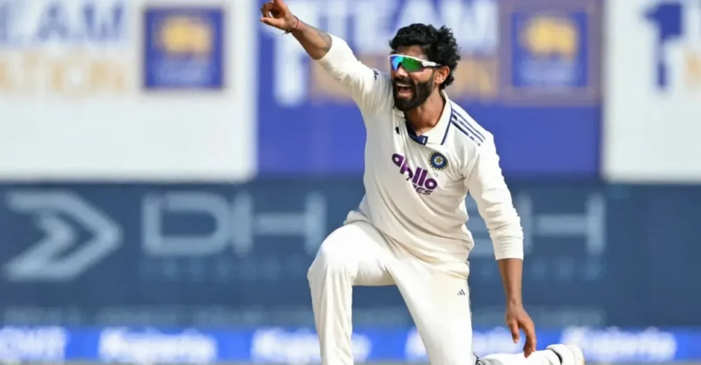 Ravindra Jadeja joins elite club after reaching 350 Test wickets against Sri Lanka in 1st Test Ravindra Jadeja joins elite club after reaching 350 Test wickets against Sri Lanka in 1st Test
