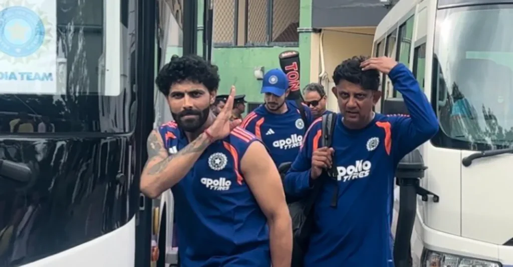 Ravindra Jadeja recreates iconic Pushpa pose ahead of Sri Lanka Tests