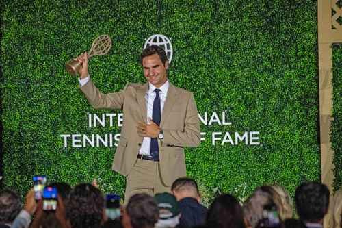 Roger Federer ingresa al Salón de la Fama del Tenis Roger Federer ingresa al Salón de la Fama del Tenis