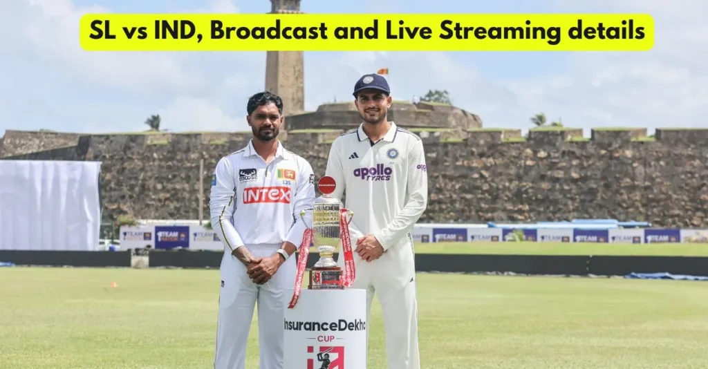 SL vs IND, Test series: Broadcast, Live Streaming – When and where to watch in India, Pakistan, US & other countries SL vs IND, Test series: Broadcast, Live Streaming – When and where to watch in India, Pakistan, US & other countries