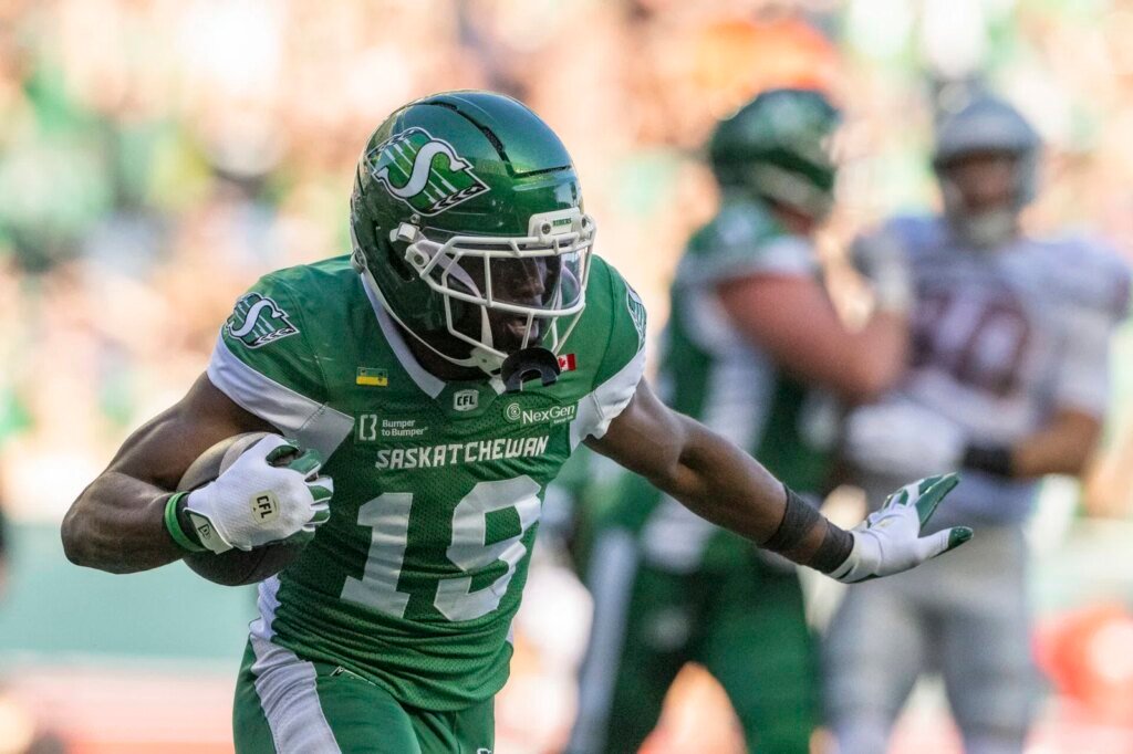 Saskatchewan Roughriders rule out Canadian receiver Samuel Emilus against Elks