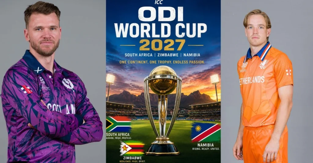 Scotland, Netherlands hit out at ICC over late 2027 ODI World Cup format shake-up Scotland, Netherlands hit out at ICC over late 2027 ODI World Cup format shake-up