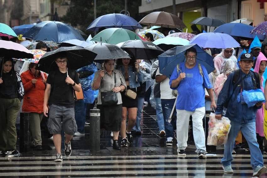 Several storm systems are dumping rain across much of Mexico Several storm systems are dumping rain across much of Mexico