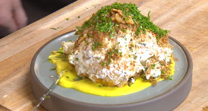 Simply Delicious Recipe: Whole Roasted Cauliflower with Yellow Cauliflower Curry Sauce – Toronto Simply Delicious Recipe: Whole Roasted Cauliflower with Yellow Cauliflower Curry Sauce - Toronto