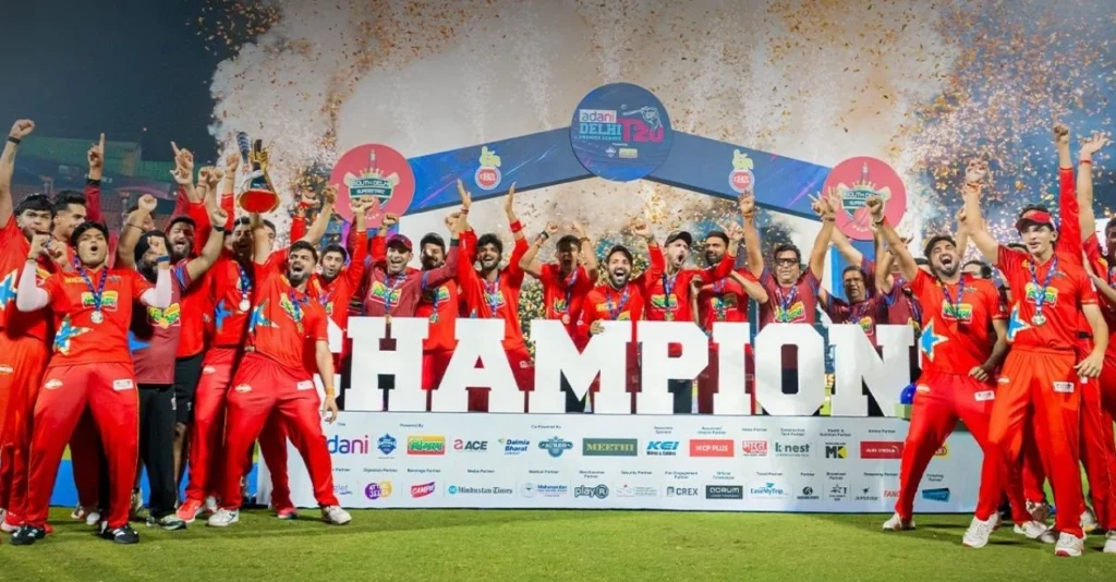 South Delhi Superstarz clinch Delhi Premier League 2026 title with 7-wicket win over Central Delhi Kings South Delhi Superstarz clinch Delhi Premier League 2026 title with 7-wicket win over Central Delhi Kings