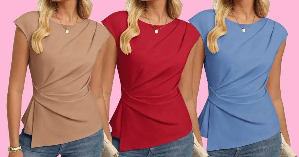 This $24 Peplum Top Looks Polished and Feels Super Soft This $24 Peplum Top Looks Polished and Feels Super Soft