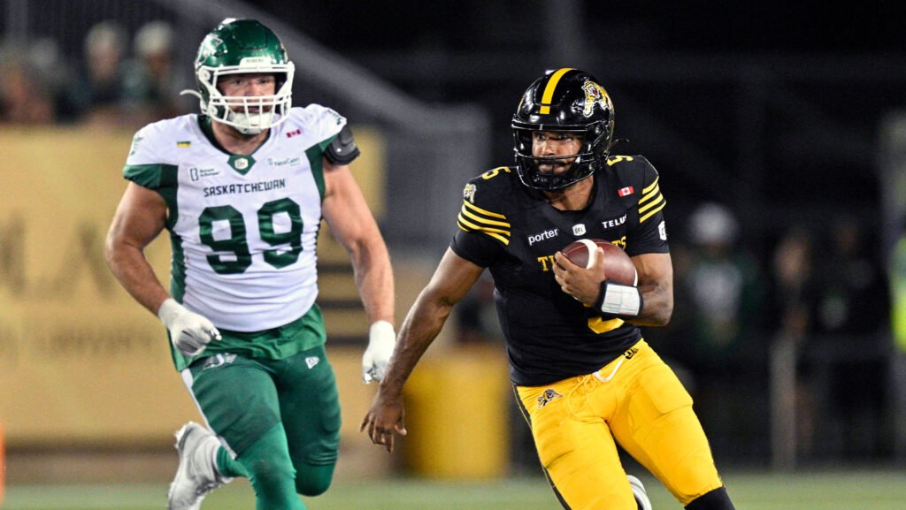 Tre Ford leads Ticats rally past Riders to end three-game skid