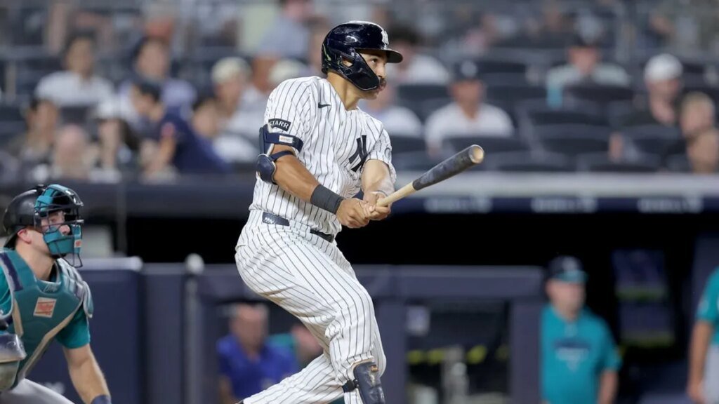 Trent Grisham belts 2 homers (4 RBIs) as Yankees rally past Mariners Trent Grisham belts 2 homers (4 RBIs) as Yankees rally past Mariners