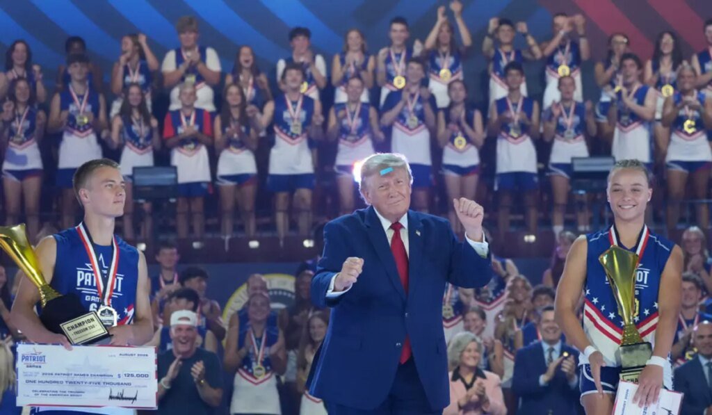 Trump cheers ‘exciting’ Patriot Games finals as Kansas girl and Utah boy win finals Trump cheers ‘exciting’ Patriot Games finals as Kansas girl and Utah boy win finals