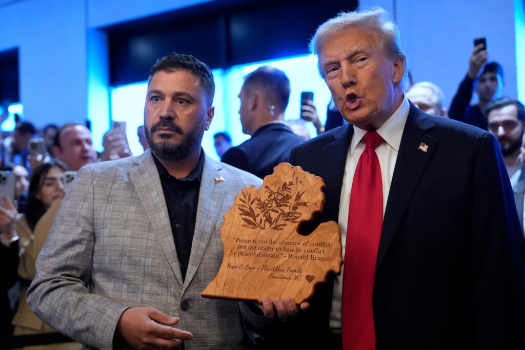 Trump’s Arab American allies in Michigan are jumping ship. Mike Rogers could pay the price. Trump’s Arab American allies in Michigan are jumping ship. Mike Rogers could pay the price.