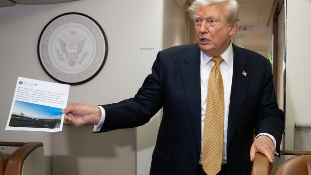 Truth Social launches paid early access to Trump posts : NPR