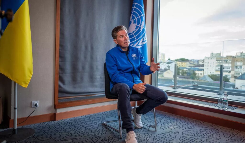 U.N. aid chief warns Russian drones threaten civilians and aid work in Ukraine U.N. aid chief warns Russian drones threaten civilians and aid work in Ukraine