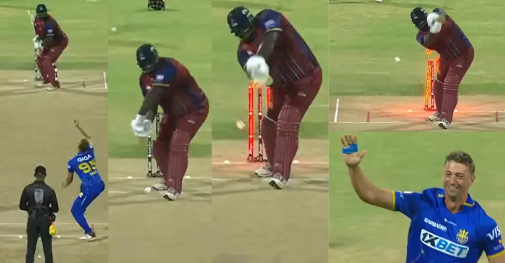 WATCH: Daniel Sams produces stunning yorker to dismiss Rahkeem Cornwall as Antigua and Barbuda Falcons beat Barbados Tridents in CPL 2026
