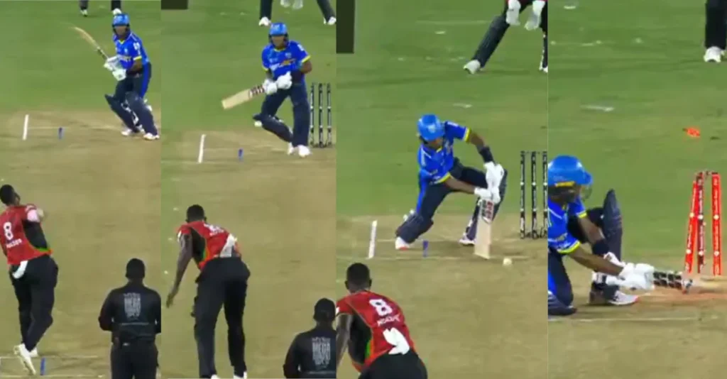 WATCH: Jason Holder produces stunning delivery to dismiss Jewel Andrew as St Kitts and Nevis Patriots beat St Lucia Kings in CPL 2026 WATCH: Jason Holder produces stunning delivery to dismiss Jewel Andrew as St Kitts and Nevis Patriots beat St Lucia Kings in CPL 2026