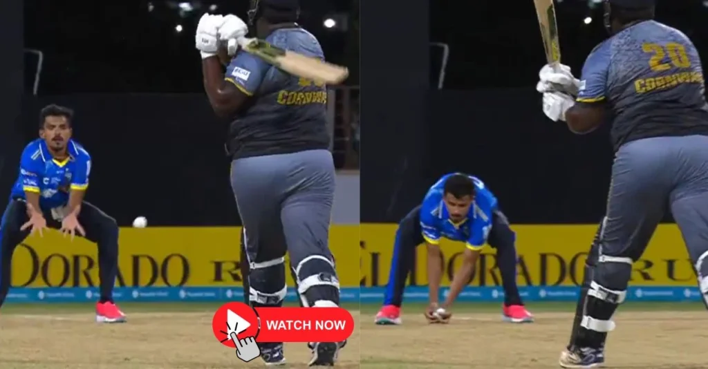 WATCH: Maheesh Theekshana plucks a stunning catch to dismiss Rahkeem Cornwall in CPL 2026 WATCH: Maheesh Theekshana plucks a stunning catch to dismiss Rahkeem Cornwall in CPL 2026