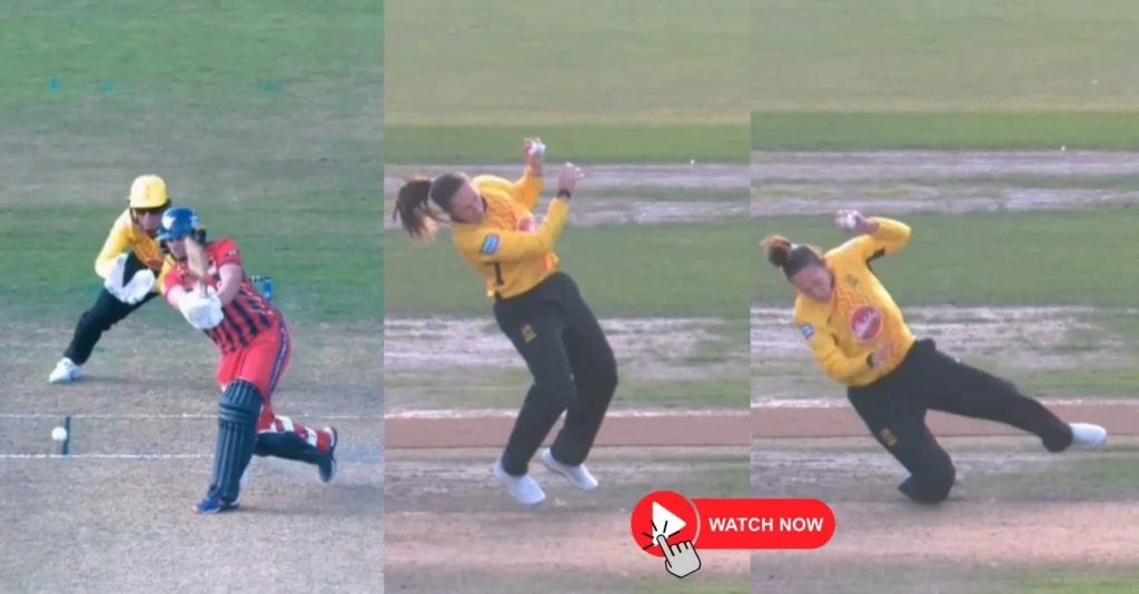 WATCH: Sam Bates pulls off unbelievable ‘no-look’ catch as Trent Rockets crush Manchester Super Giants in The Hundred Women 2026