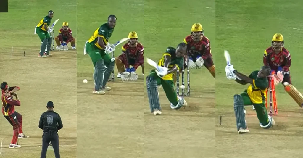 WATCH: Usman Tariq bowls Kirk McKenzie to end his explosive knock as Jamaica Kingsmen beat Trinbago Knight Riders in CPL 2026 WATCH: Usman Tariq bowls Kirk McKenzie to end his explosive knock as Jamaica Kingsmen beat Trinbago Knight Riders in CPL 2026