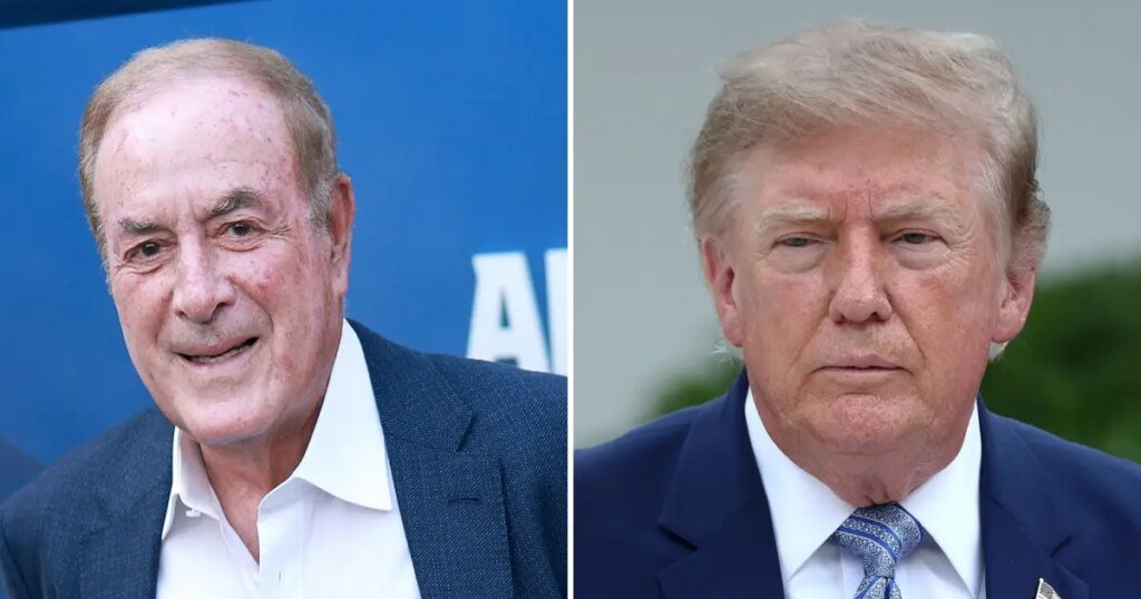 Al Michaels Jokes About Donald Trump’s ‘Lake America’