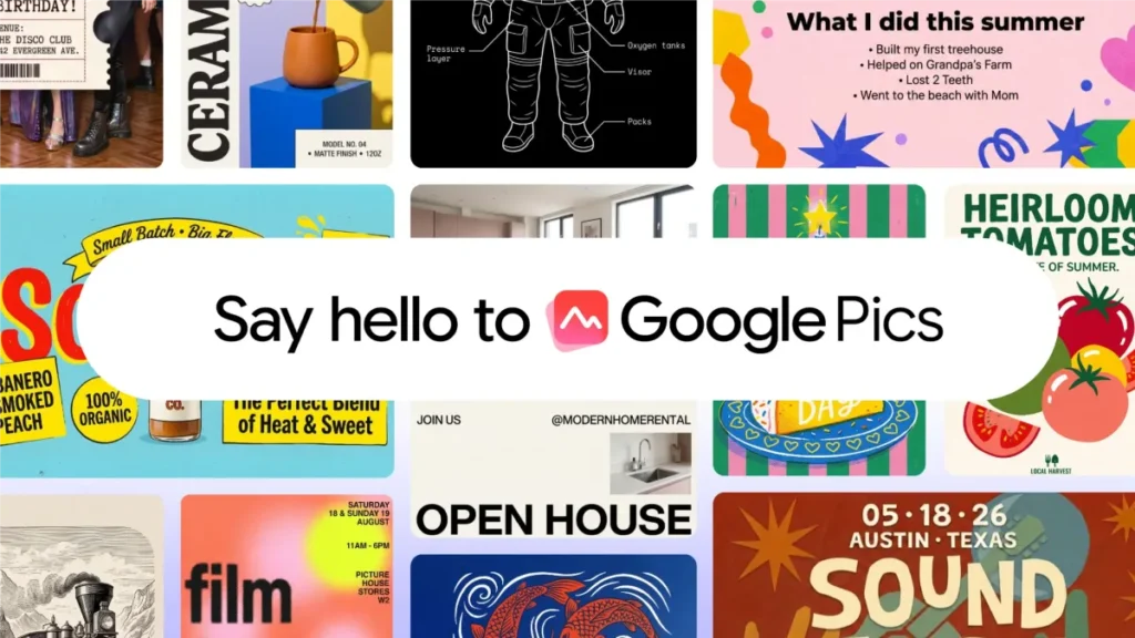 Google's answer to Canva is an AI tool where you prompt instead of design