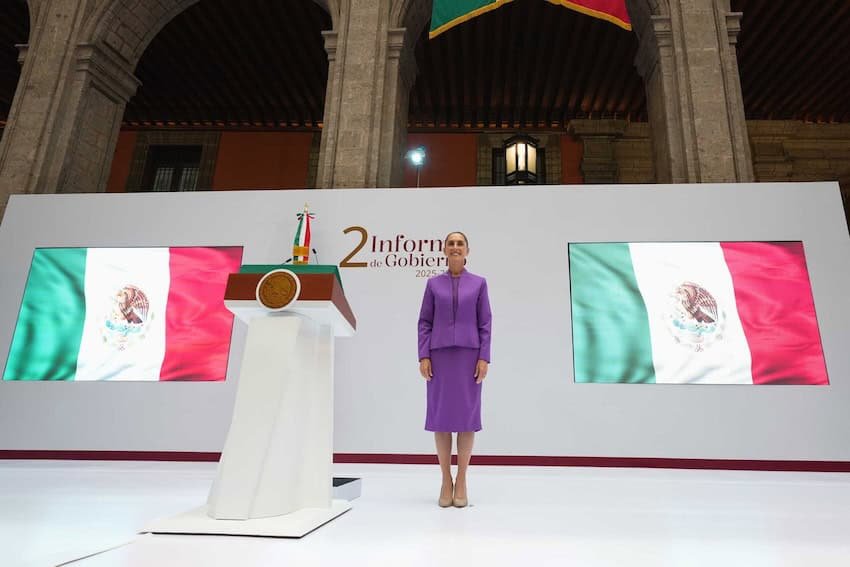 In second annual report, Sheinbaum hails a stronger, safer and more prosperous Mexico In second annual report, Sheinbaum hails a stronger, safer and more prosperous Mexico