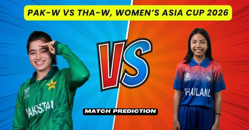 PAK-W vs THA-W, Women’s Asia Cup 2026, Match Prediction: Who will win today’s game between Pakistan Women and Thailand Women? PAK-W vs THA-W, Women’s Asia Cup 2026, Match Prediction: Who will win today’s game between Pakistan Women and Thailand Women?