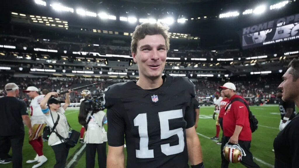 Raiders GM on Fernando Mendoza: 'His time is coming, but he's got to earn it'