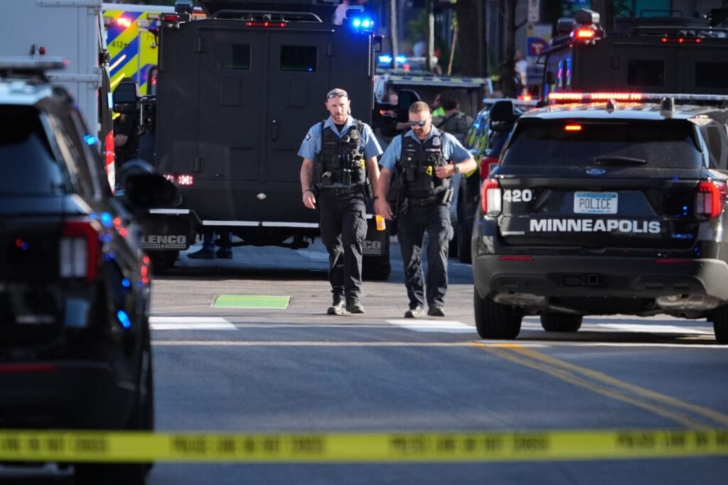 Two police officers among multiple wounded in Minneapolis shooting